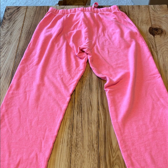 Victoria's Secret Bright Pink Bottoms with orange iconic logo - Picture 5 of 6